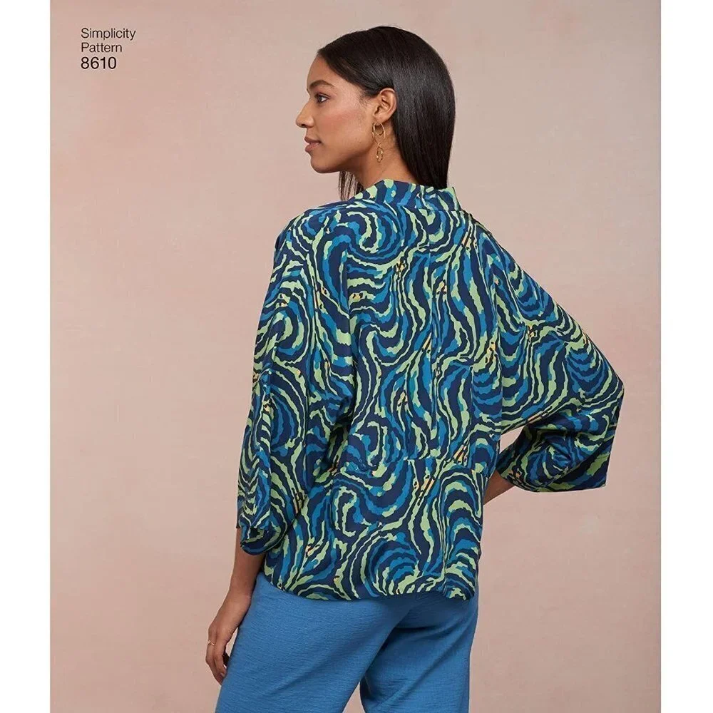 Simplicity Sewing Pattern 8610 Misses‎ Kimono Jumpsuit Dress Size 6-14